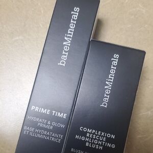 bareMinerals Hydrate & Glow Primer and Highlighting Blush Set - Black